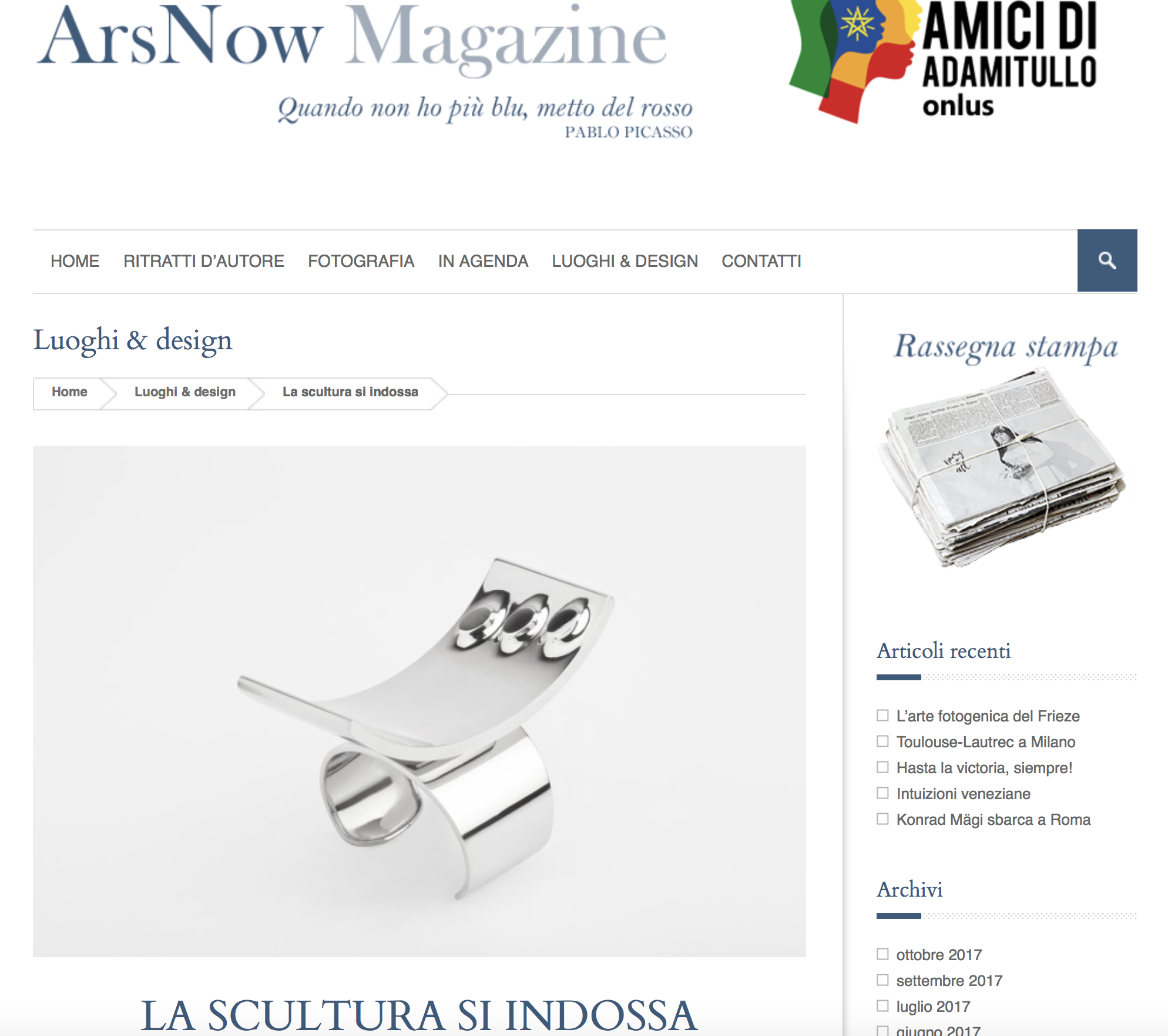 ArsNow magazine parla di Marylart